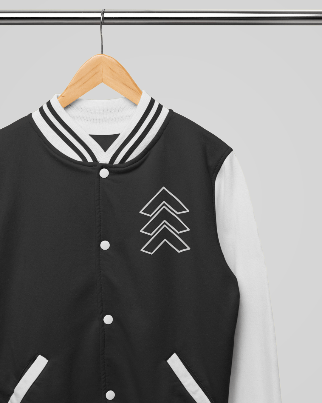 Varsity Jacket Streetwear – Black